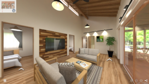 MH001　緑と結びつく家　VR/パノラマウォーク